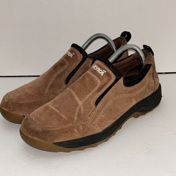 Ryka Other - Ryka Terrain Slip On Brown Suede Leather Walking Hiking Shoes 10M